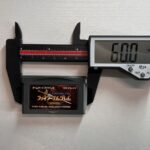 ゲームボーイアドバンスソフトの大きさやサイズについて