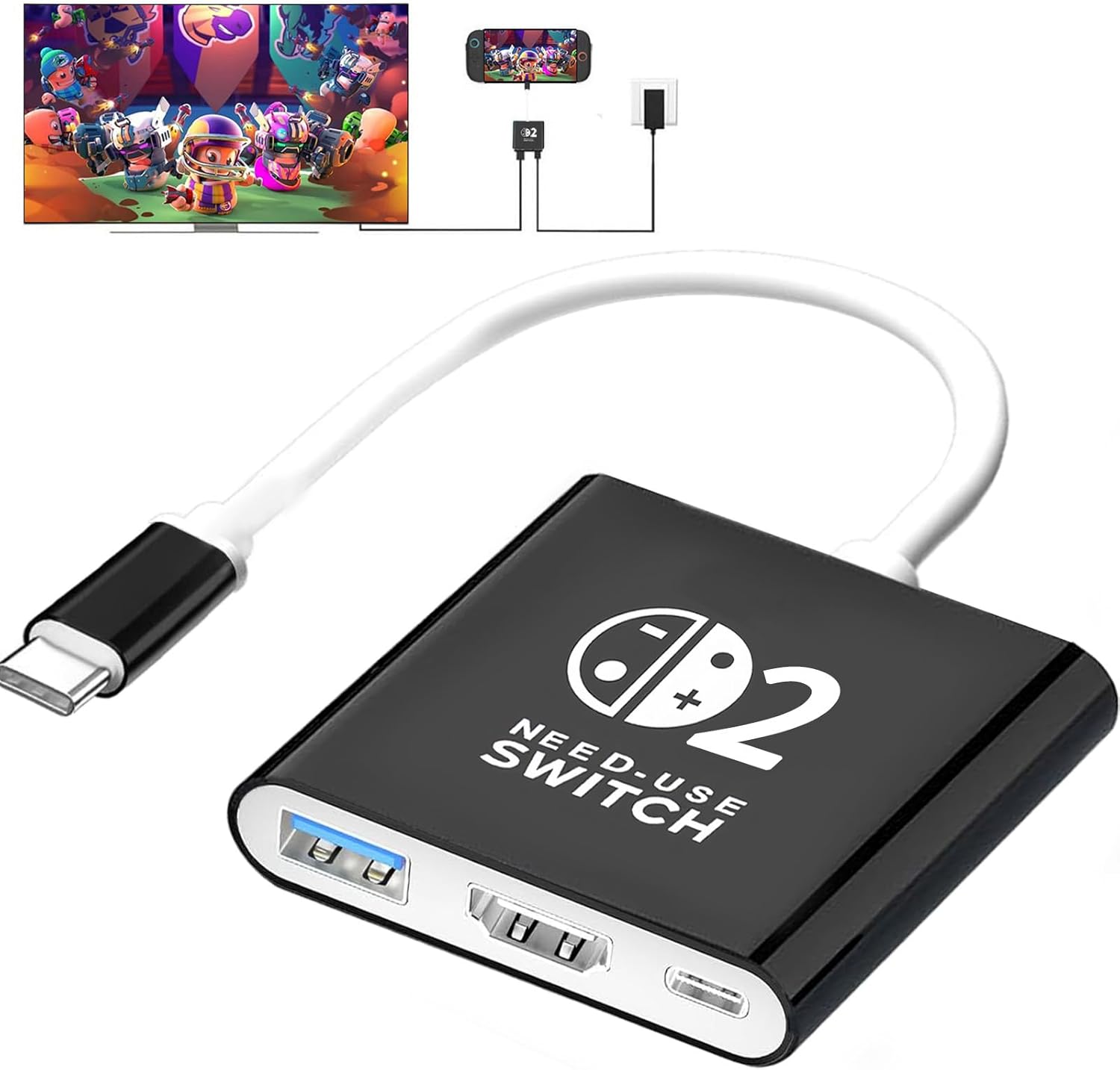 Nintendo Switch 2が補助電源なしでUSB Type-Cケーブル1本で外部モニターに出力できる?