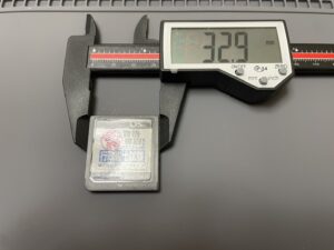 ニンテンドーDSソフト単体のサイズはどれくらい？実物を測ってみた