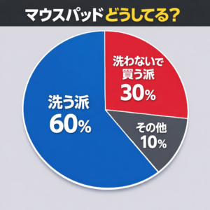 マウスパッド洗っていいの？みんなは洗って使ってる？