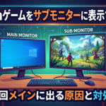Steamのゲームをサブモニターに表示する方法｜毎回メインに出る原因と対処法