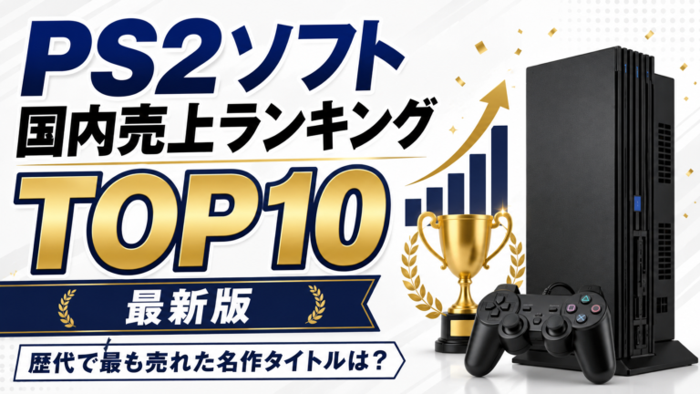 PS2ソフト国内売上ランキングTOP10【最新版】歴代で最も売れた名作タイトルは？