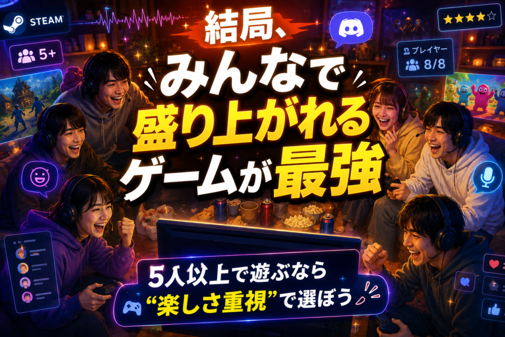 まとめ|5人以上で遊ぶなら盛り上がりやすさが最重要画像04