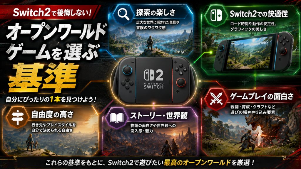Switch2のオープンワールドゲームを選ぶ基準画像03