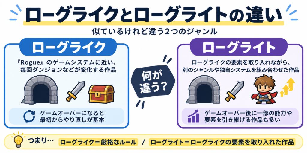 ローグライクとローグライトの違い画像03