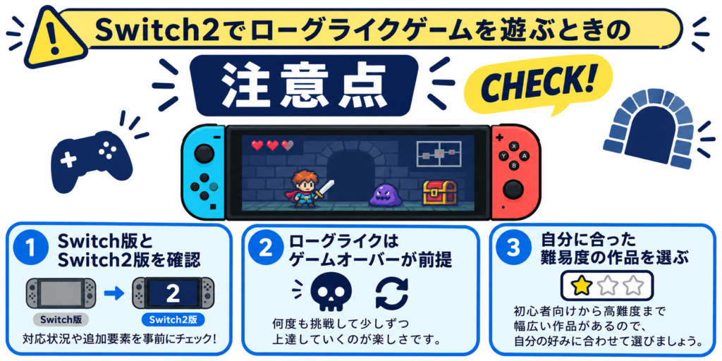 Switch2でローグライクゲームを遊ぶときの注意点画像08