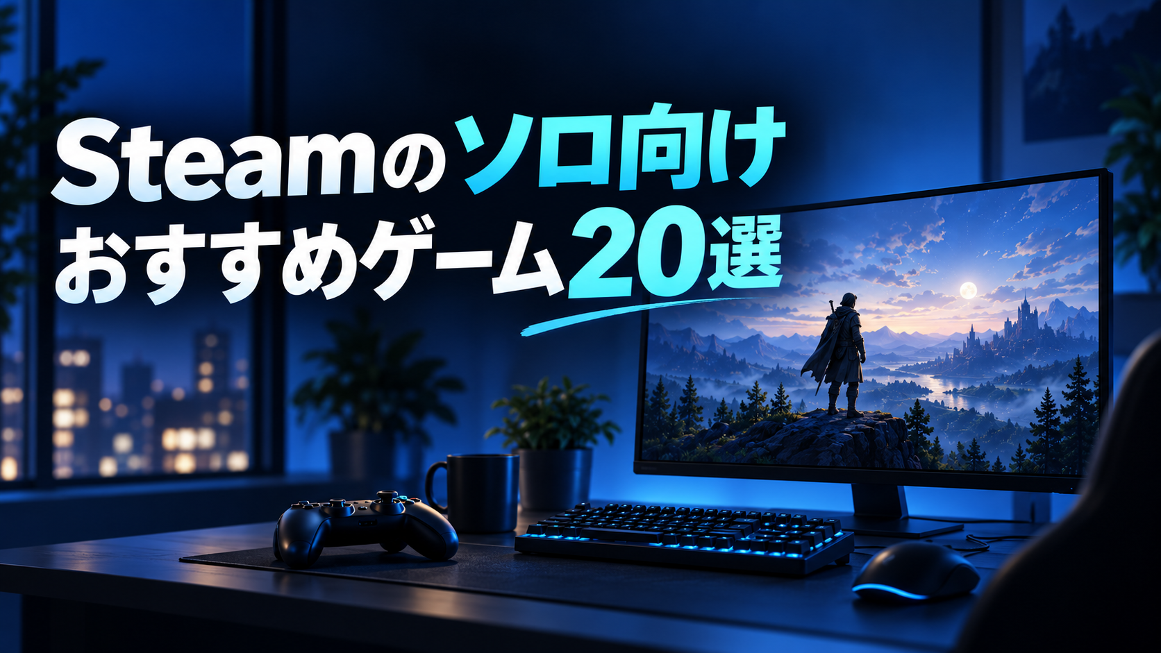 【2026年版】Steamのソロ向けおすすめゲーム20選
