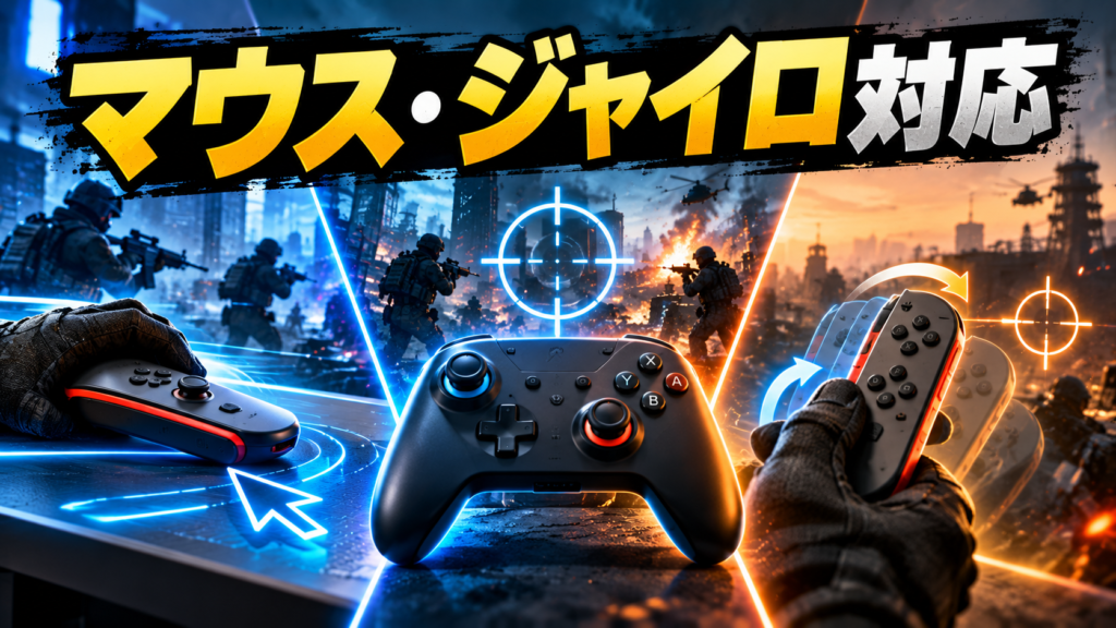 Switch2版はJoy-Con2のマウス操作・ジャイロ操作に対応画像