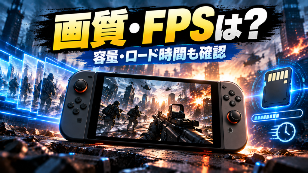 Switch2版の画質・FPS・容量・ロード時間は？画像