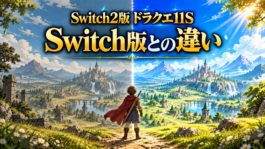 Switch2版ドラクエ11SとSwitch版の違い画像