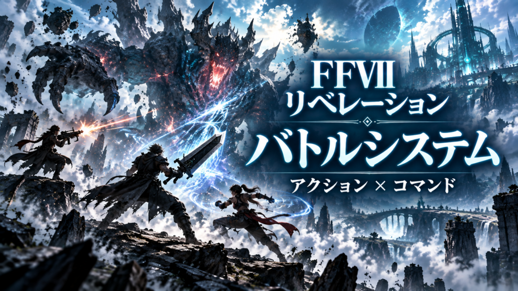 ファイナルファンタジーVII リベレーションのバトルシステム画像