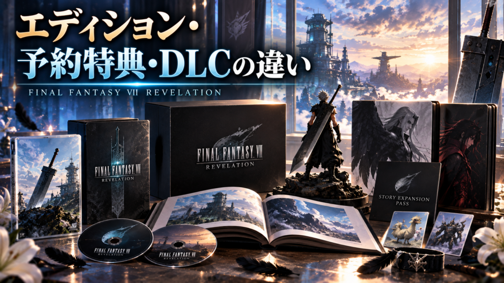エディション・予約特典・DLCの違い画像