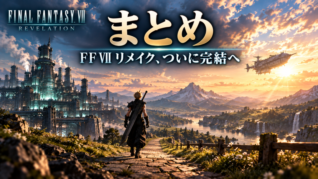 まとめ|FFVII リベレーションは2027年4月8日発売のリメイクシリーズ完結編画像