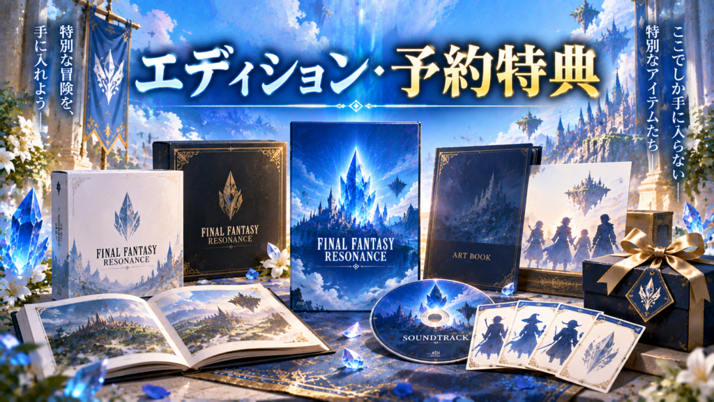 ファイナルファンタジー レゾナンスのエディション・予約特典画像