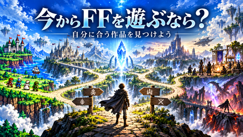 今からFFシリーズを遊ぶならどれがおすすめ?画像