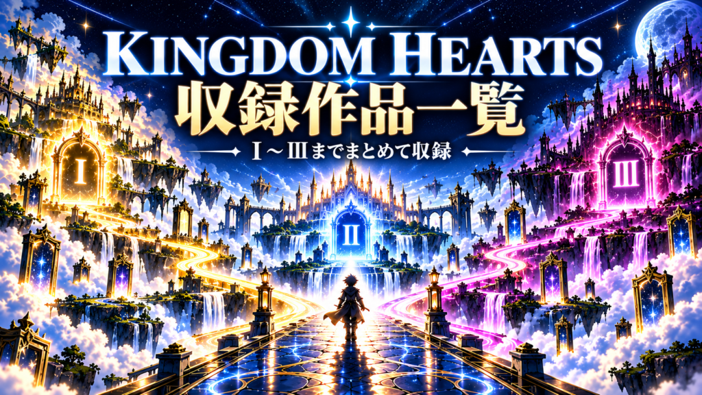 KINGDOM HEARTS Collection [I～III]の収録作品一覧画像
