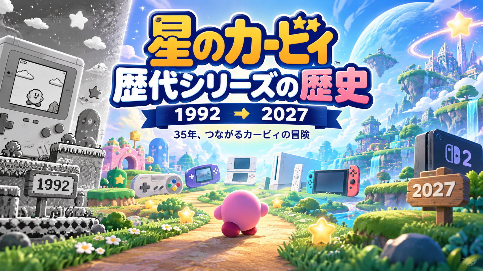 星のカービィ歴代シリーズ一覧｜初代から最新作まで歴史を振り返る