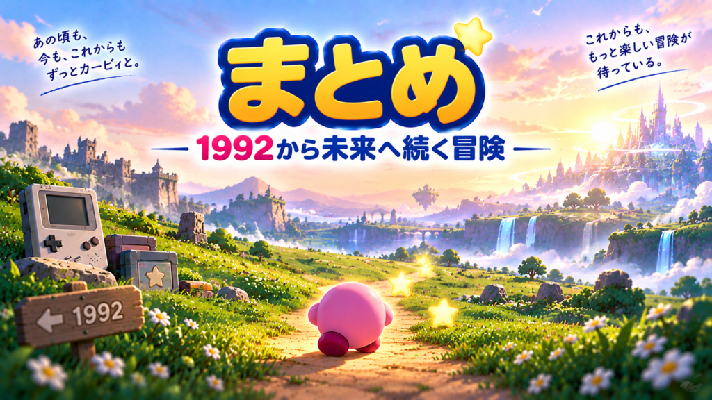 まとめ｜星のカービィは35年以上愛され続ける任天堂の人気シリーズ画像