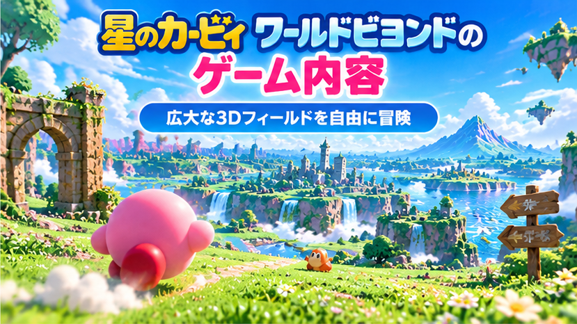 星のカービィ ワールドビヨンドのゲーム内容画像