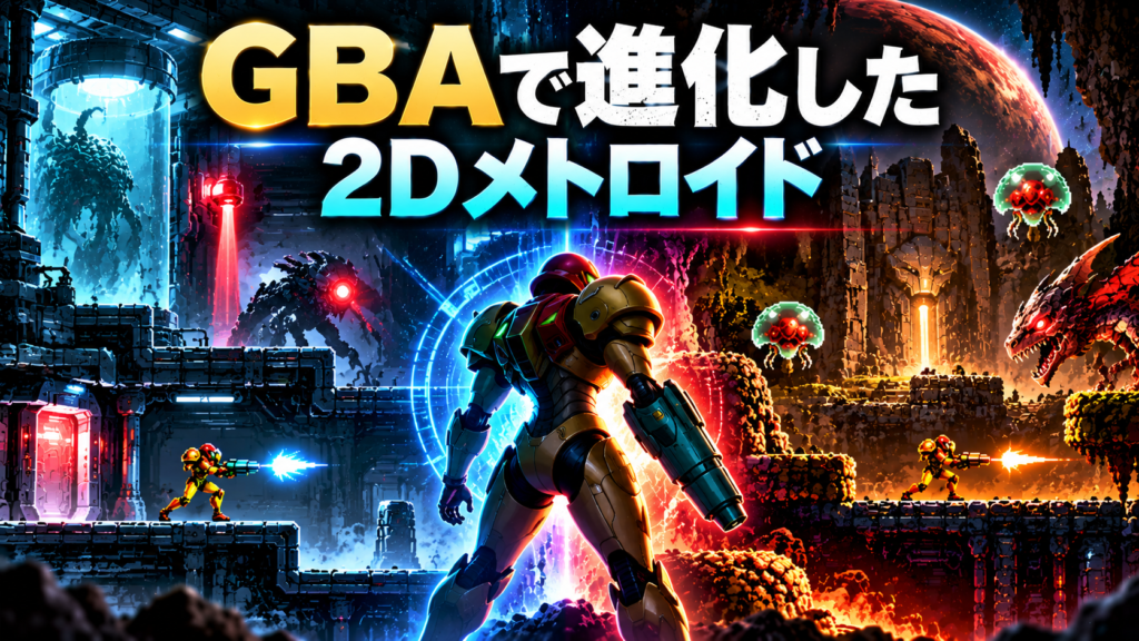 メトロイドフュージョン・ゼロミッション|GBAで進化した2Dメトロイド画像
