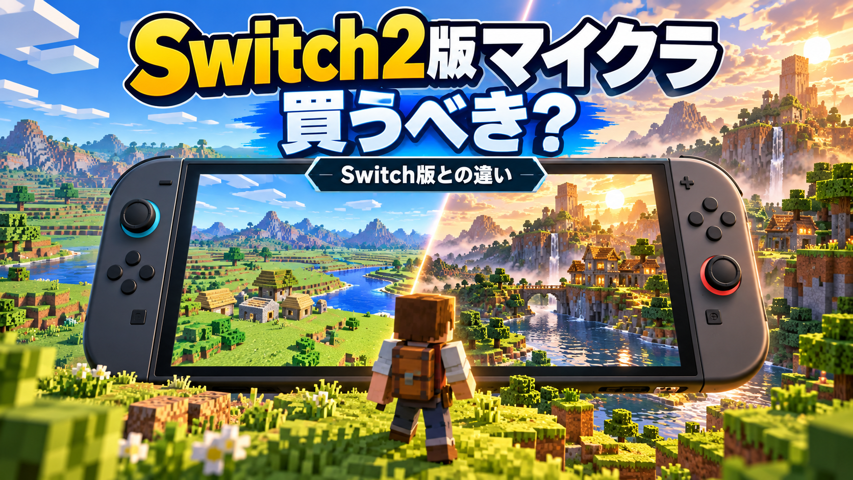 Switch2版マイクラは買うべき？Switch版との違い・新要素・アップグレードを解説