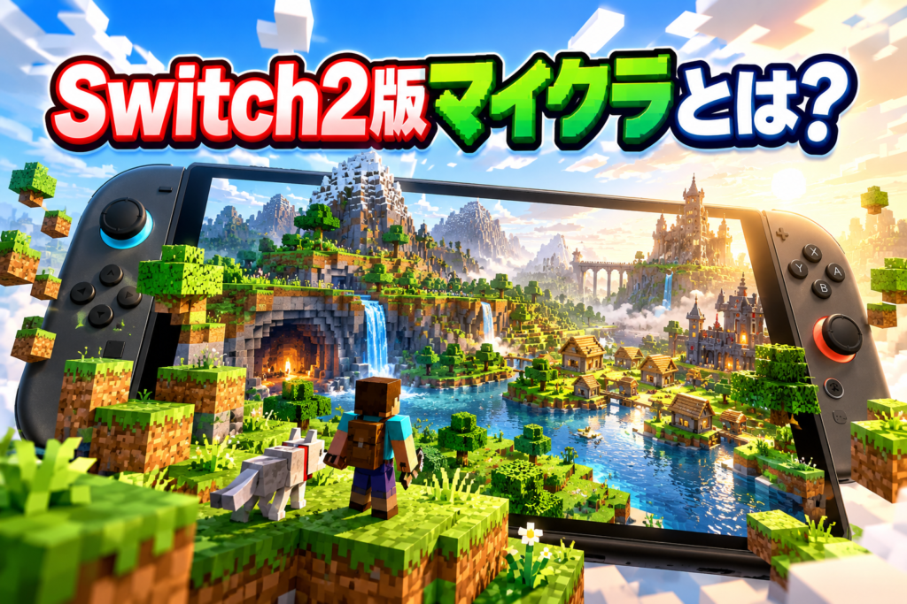 Switch2版マイクラとは？画像