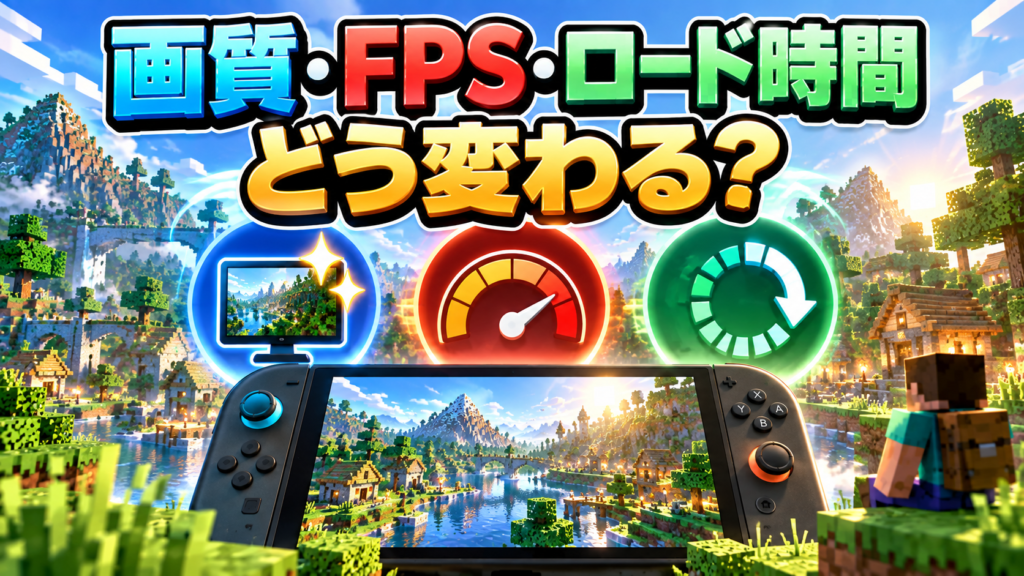 Switch2版の画質・FPS・ロード時間はどう変わる？画像