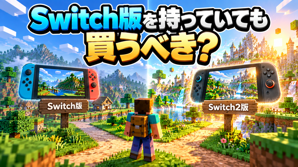 Switch版を持っている人もSwitch2版を買うべき？画像
