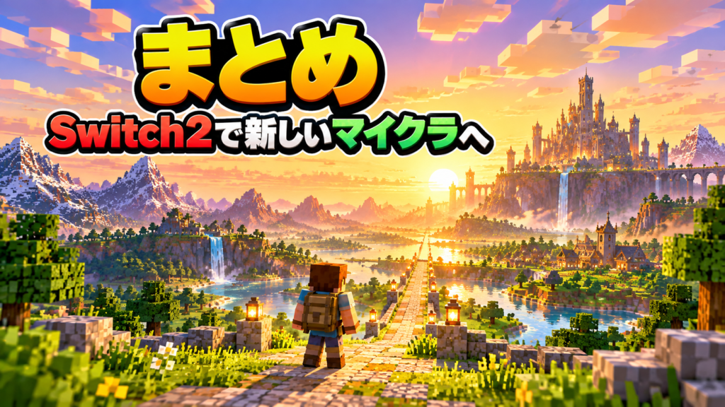 まとめ｜Switch2版マイクラは買うべき？画像