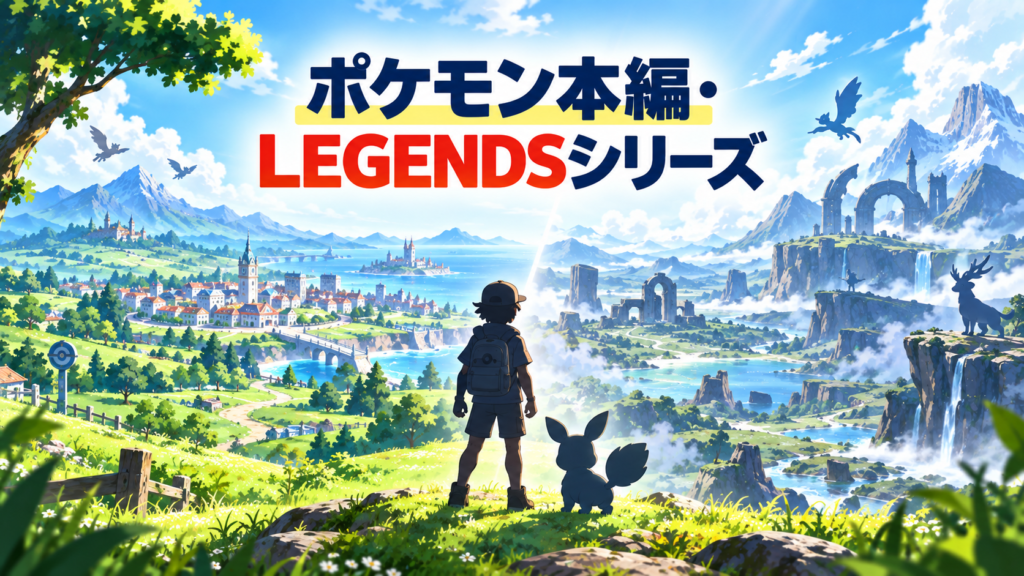 Switch2で出来るポケモン本編・LEGENDSシリーズ画像