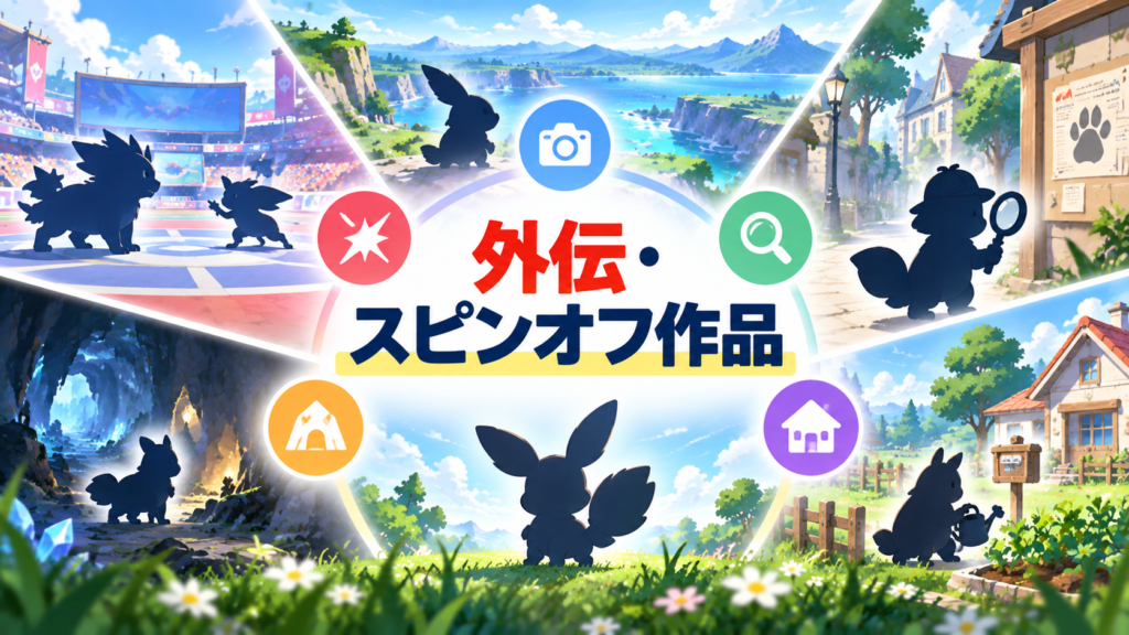 Switch2で出来るポケモン外伝・スピンオフ作品画像