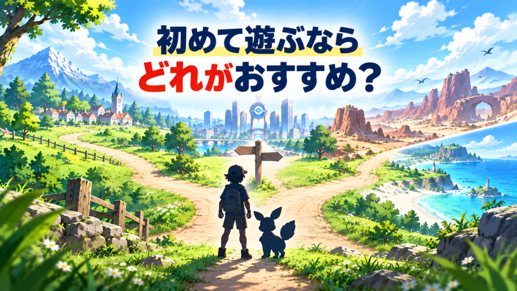 Switch2でポケモンを初めて遊ぶならどれがおすすめ？画像