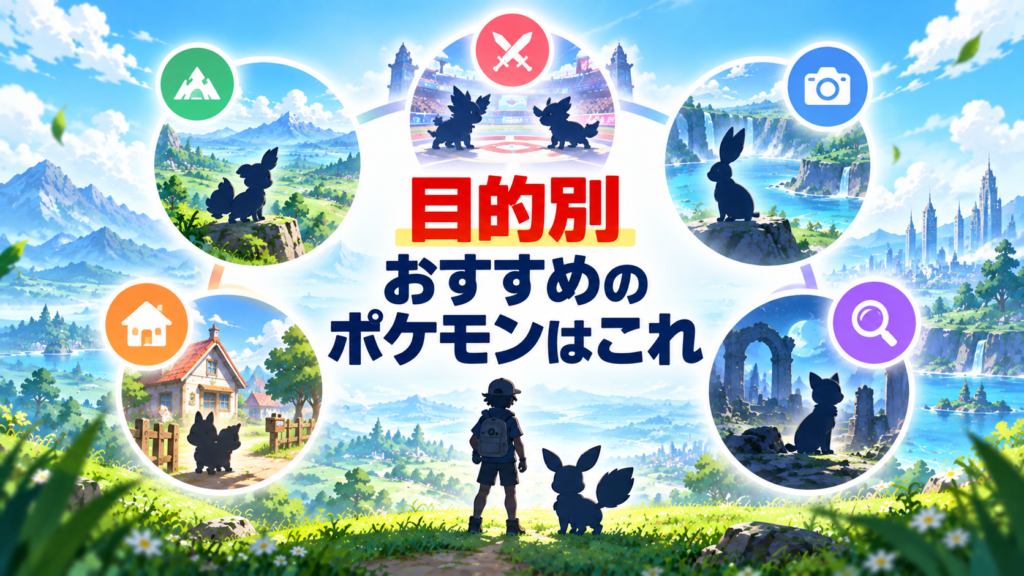 目的別｜Switch2でおすすめのポケモンはこれ画像