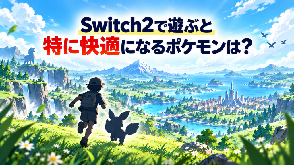 Switch2で遊ぶと特に快適になるポケモンは？画像