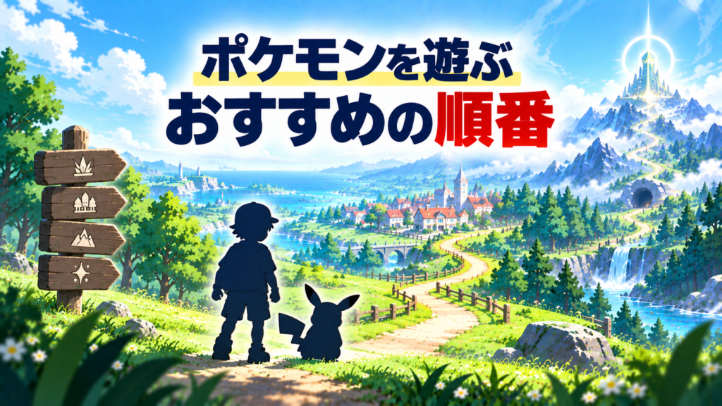 Switch2でポケモンを遊ぶおすすめの順番画像