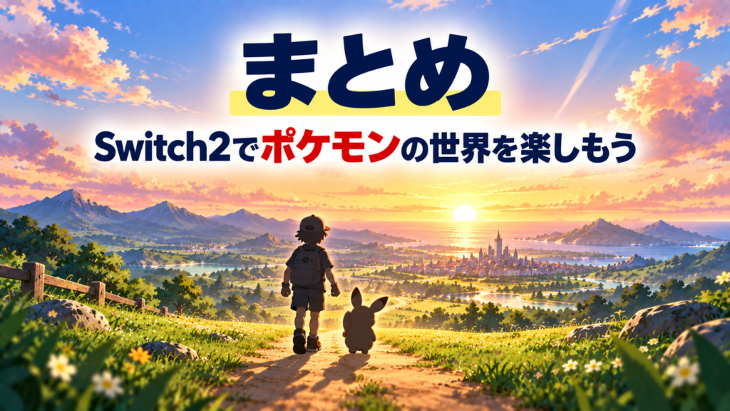 まとめ｜Switch2ならポケモン本編から外伝まで幅広く楽しめる画像