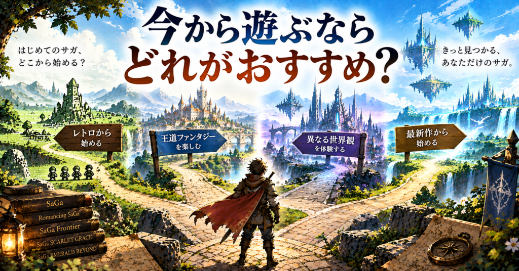 サガシリーズを今から遊ぶならどれがおすすめ?画像