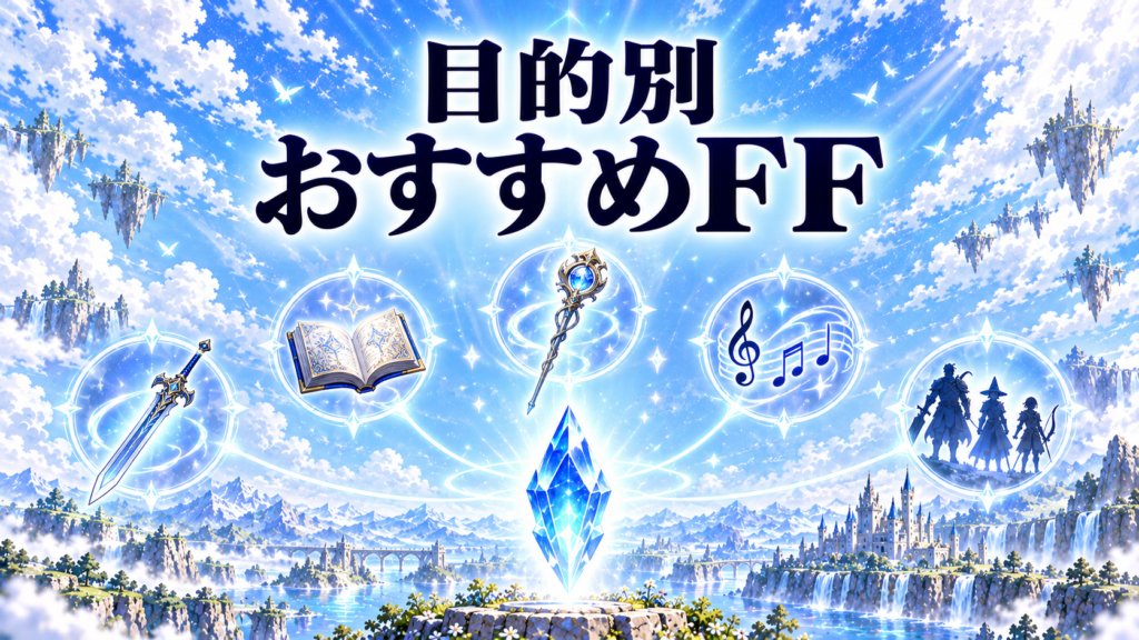 目的別｜Switch2でおすすめのファイナルファンタジーはこれ画像