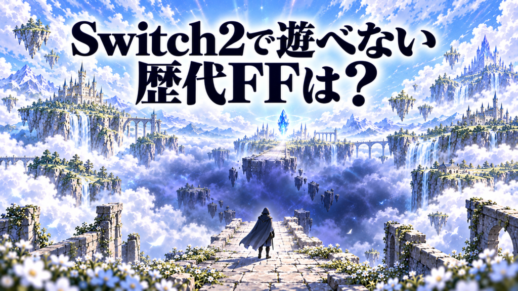 Switch2で遊べない歴代ファイナルファンタジーは？画像