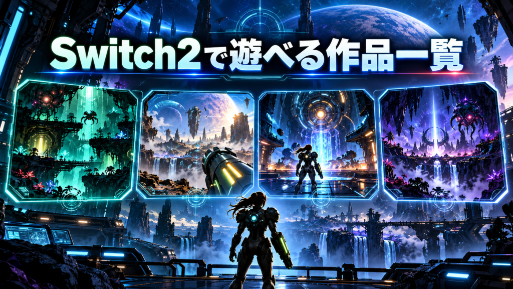 Switch2で出来るメトロイドシリーズ一覧画像