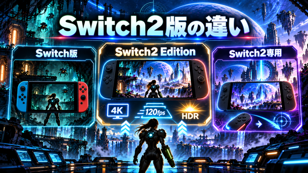 Switch2専用・Switch2 EditionとSwitch版の違い画像