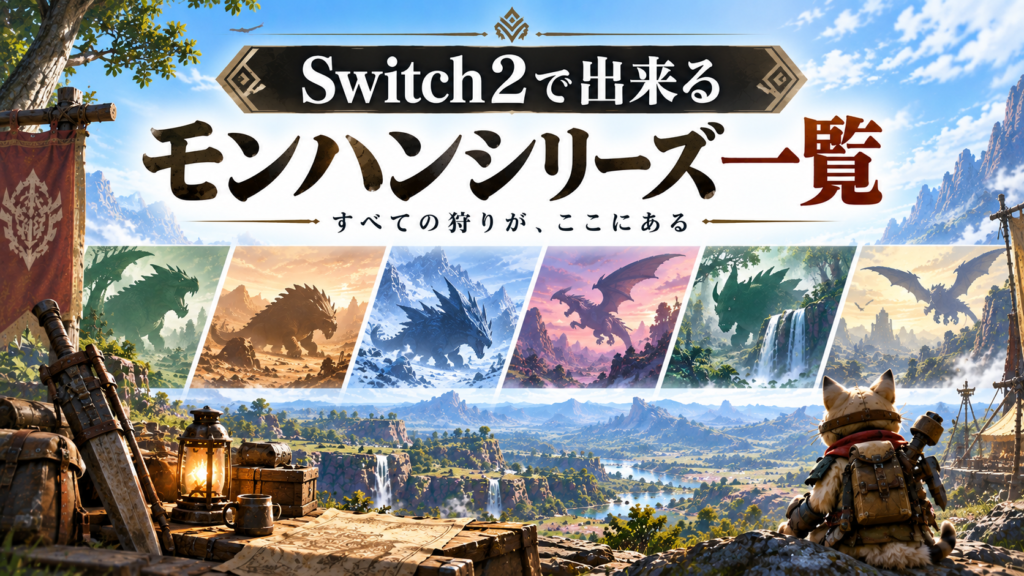 Switch2で出来るモンハンシリーズ一覧画像02