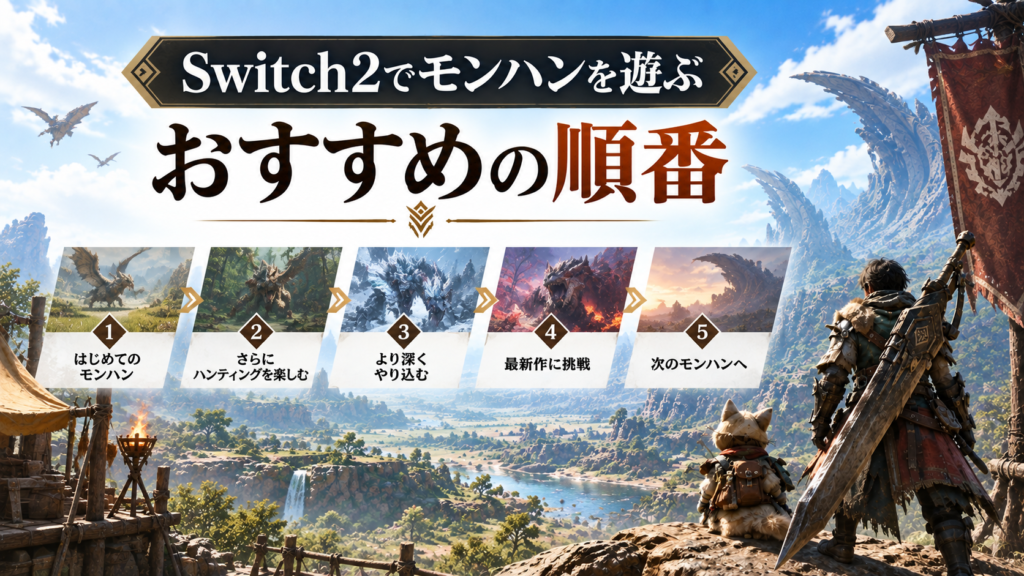 Switch2でモンハンを遊ぶおすすめの順番画像07