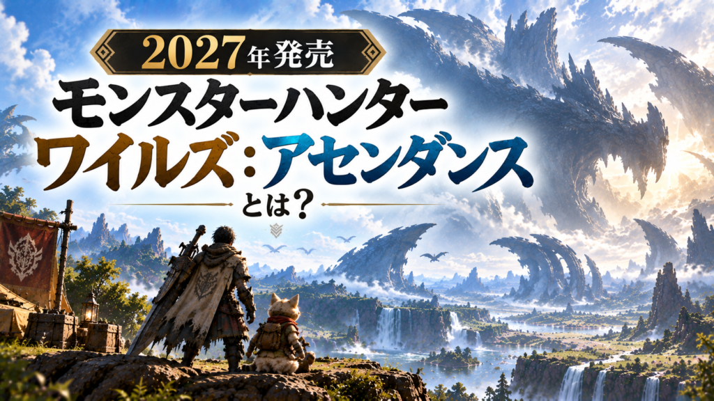2027年発売｜モンスターハンターワイルズ：アセンダンスとは？画像09