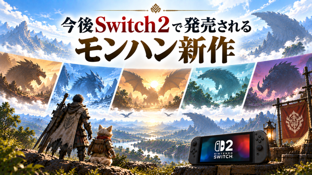 今後Switch2で発売されるモンハン新作画像10