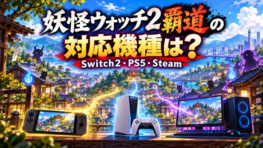 妖怪ウォッチ2 覇道の対応機種はSwitch2・PS5・Steam画像
