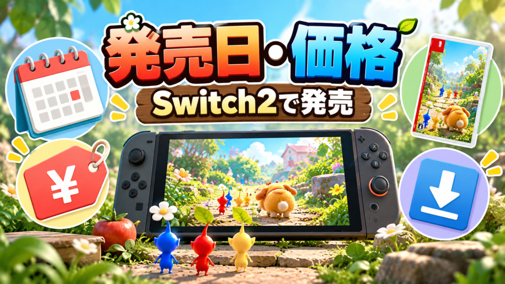 ピクミン4 Switch2 Editionの発売日・価格・対応機種画像