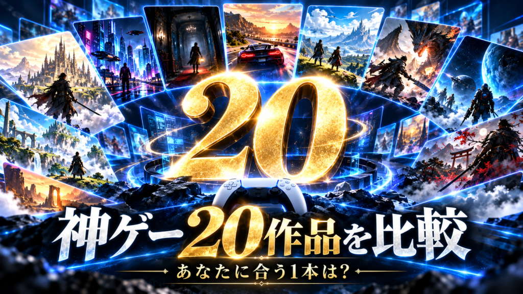 PS5の神ゲーおすすめ20選を一覧で比較画像
