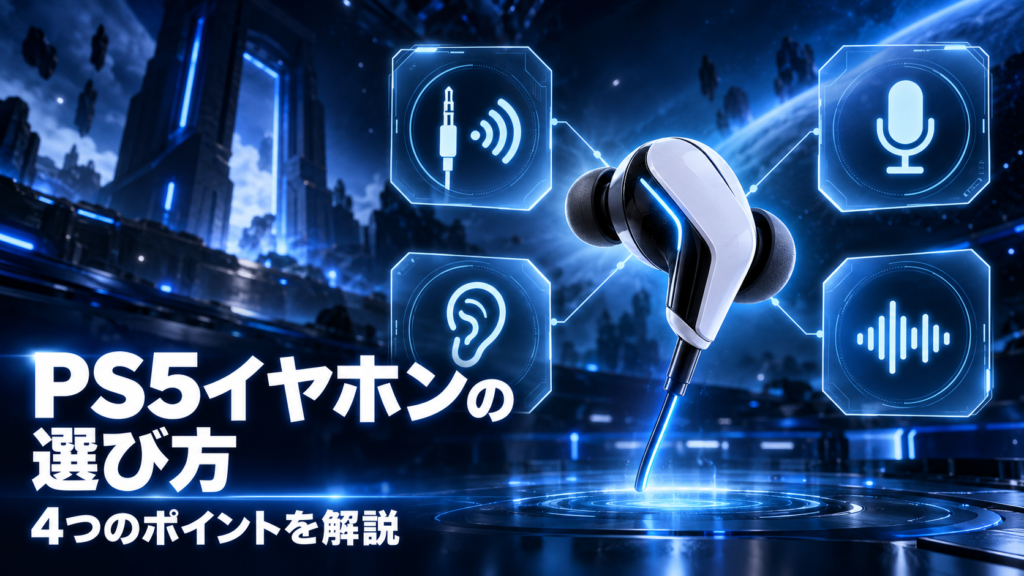 PS5で使えるイヤホンの選び方画像