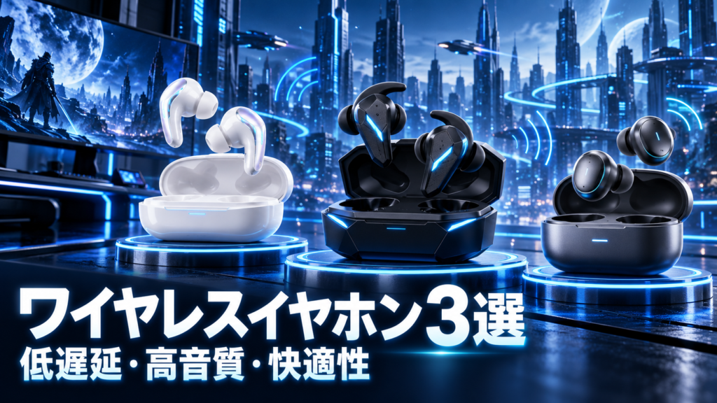 PS5のワイヤレスイヤホンおすすめ3選画像